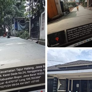 Pemdes Nanggerang Bangun Jalan Beton dengan Bankeu Infrastruktur Desa Tahun 2024