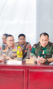 Kapolres Banggai Hadiri Rakor Persiapan PSU Pilkada Bersama Forkopimda