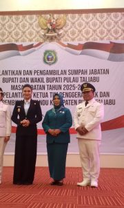 Sashabila-La Ode Yasir Resmi Dilantik Pimpin Taliabu