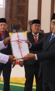 Sertijab Digelar, La Ode Yasir Paparkan Visi-Misi di Hadapan Wagub Malut
