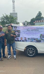AKPERSI Banten Berbagi di Pagedangan, Ojol dan Warga Antusias