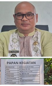 Bankeu Infrastruktur Desa Cair, Pemdes Tegal Buka Jalan Baru untuk Akses Warga ke Sekolah