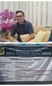 Pemdes Karang Asem Timur Wujudkan Pembangunan Infrastruktur, Masyarakat Sambut Antusias