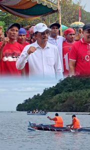 Bupati SBB Buka Lomba Perahu Manggurebe di Dusun Wayoho