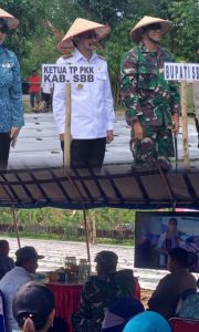 ‎Bupati SBB Hadiri Penanaman Cabe untuk Kendali Inflasi dan Tingkatkan Produksi Pangan