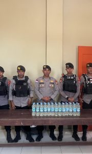 Patroli KRYD, Polres Taliabu Amankan Miras Cap Tikus Tanpa Pemilik