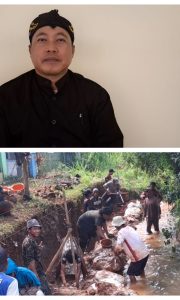 Atasi Banjir, Pemdes Kalisuren Bangun TPT dari Bankeu 2025