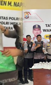 Polres Pulau Taliabu Gencar Berantas Miras, Ratusan Botol Cap Tikus Disita