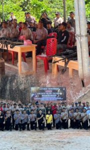Tingkatkan Kesiapsiagaan, Polres Pulau Taliabu Gelar Pembinaan Kemampuan Menembak