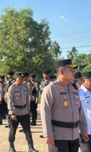 Antisipasi Bencana Hidrometeorologi, Polres Taliabu Gelar Apel Tanggap Darurat