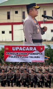 Kapolres Pulau Taliabu Kukuhkan Jabatan Pamapta, Tegaskan Profesionalisme dan Tanggung Jawab