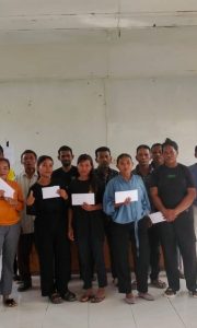 Pemdes Natang Kuning Tuntaskan Penyaluran Tunjangan Aparat Desa Tahap IV