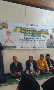 Berbagi Berkah Ramadan, Pemdes Pabuaran Santuni 118 Anak Yatim