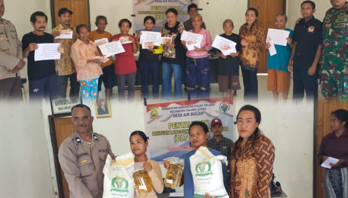BLT-DD dan Bantuan Bulog di Air Bulan Disalurkan Serentak