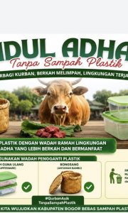 Sambut Idul Adha 2026, Pemkab Bogor Larang Pembagian Daging Kurban Pakai Plastik Sekali Pakai