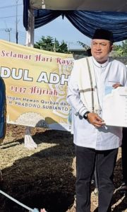 Prabowo Sumbang Sapi kurban 1,2 Ton ke Bogor, Rudy Susmanto: Wujud Kepedulian untuk Masyarakat