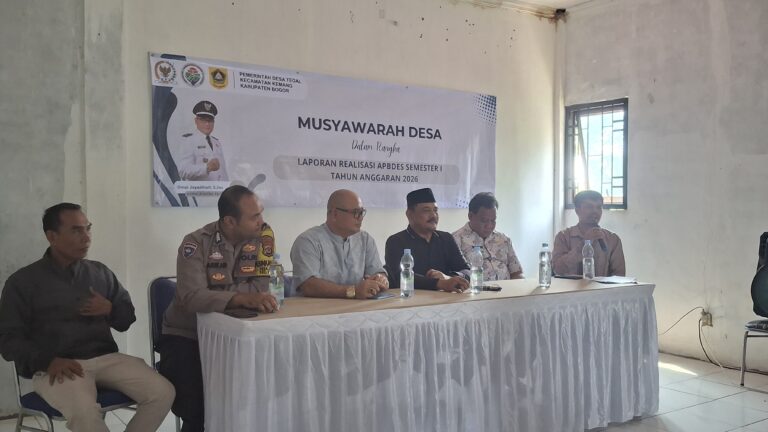 Wujud Transparansi Anggaran, Pemdes Tegal Gelar Musyawarah Realisasi APBDes Semester I