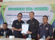 Mantapkan Persiapan Pemilihan Anggota BPD, Pemdes Karang Tengah Gelar Rapat Pembentukan Panitia