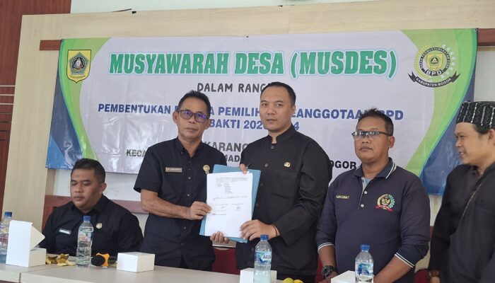 Mantapkan Persiapan Pemilihan Anggota BPD, Pemdes Karang Tengah Gelar Rapat Pembentukan Panitia
