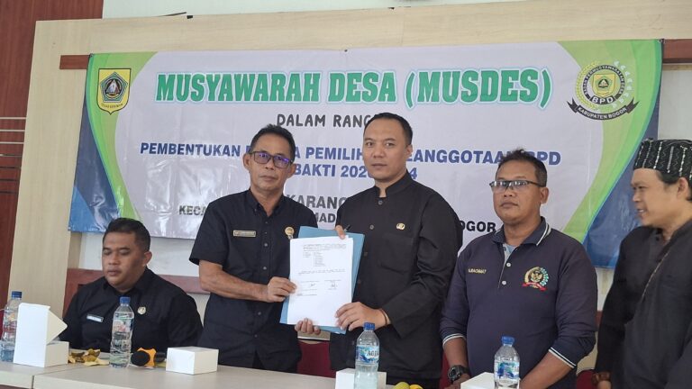 Mantapkan Persiapan Pemilihan Anggota BPD, Pemdes Karang Tengah Gelar Rapat Pembentukan Panitia